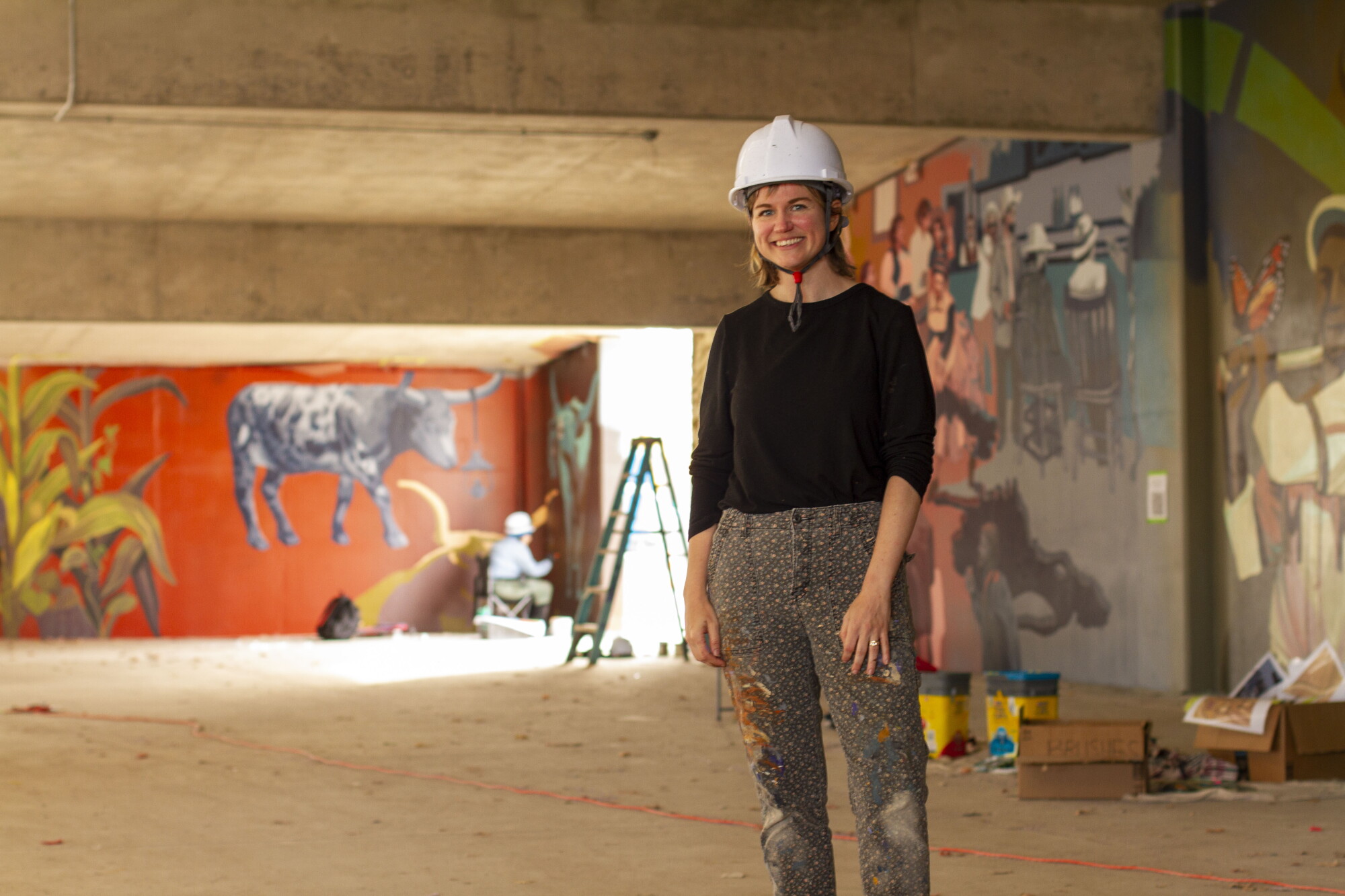 Local artist leads community effort to honor Delano's history with a mural at new transit hub episode artwork