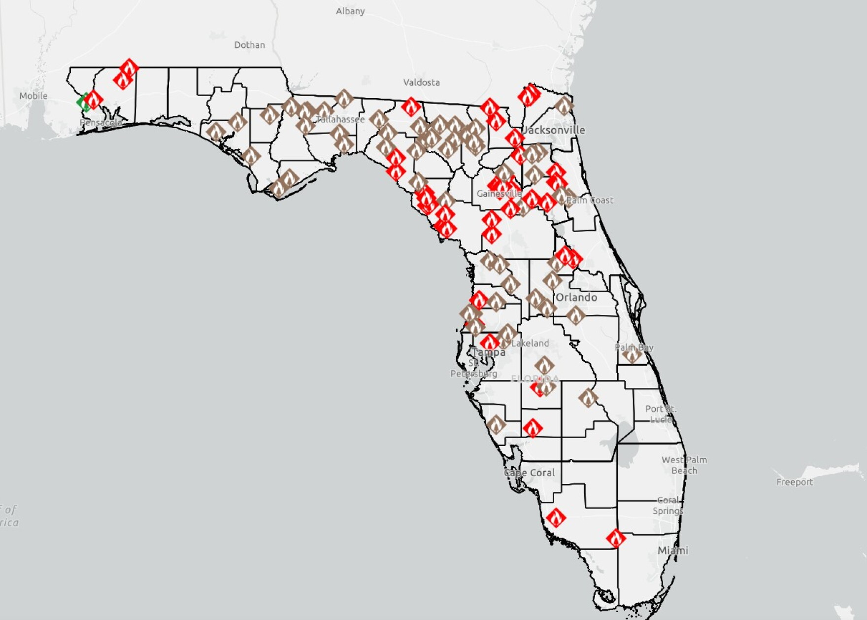 Wildfires erupt around Florida as drought intensifies | WUSF