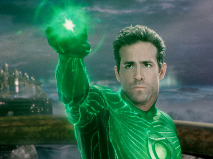 Ryan Reynolds plays Hal Jordon in this year's <em>Green Lantern</em>.