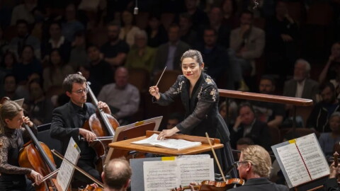 Elim Chan conducts the San Francisco Symphony in June. She officially takes over the orchestra as music director in September, 2027.