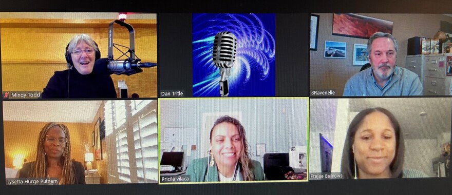 Guests on The Point with host Mindy Todd