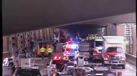 A fiery crash involving two semi trucks has forced the closure of the Brent Spence Bridge connecting Covington to Cincinnati via I-71/75, in both directions Wednesday.