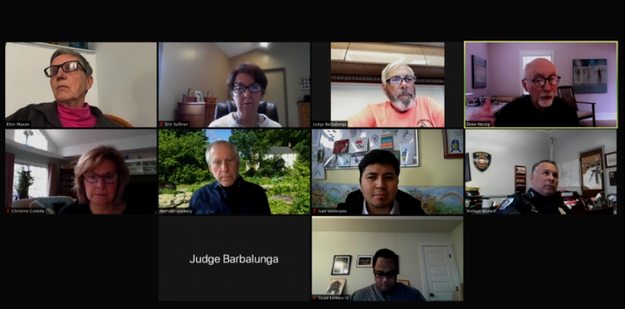 A screenshot of a Zoom meeting with 10 participants.