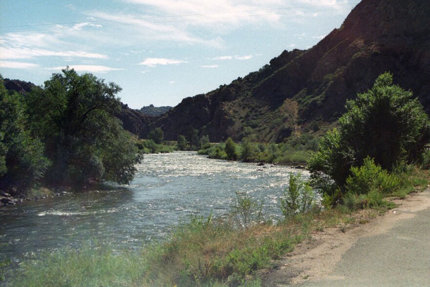 The Arkansas River outside of Cotopaxi, Colorado