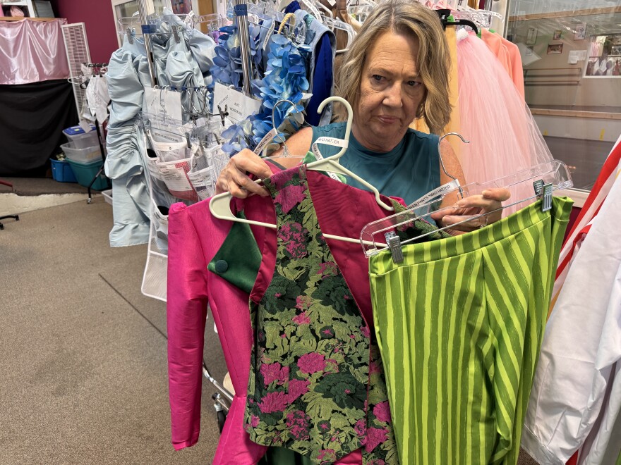 A vividly colored Mad Hatter costume served as inspiration for Ballet Wichita's "Alice in Wonderland."
