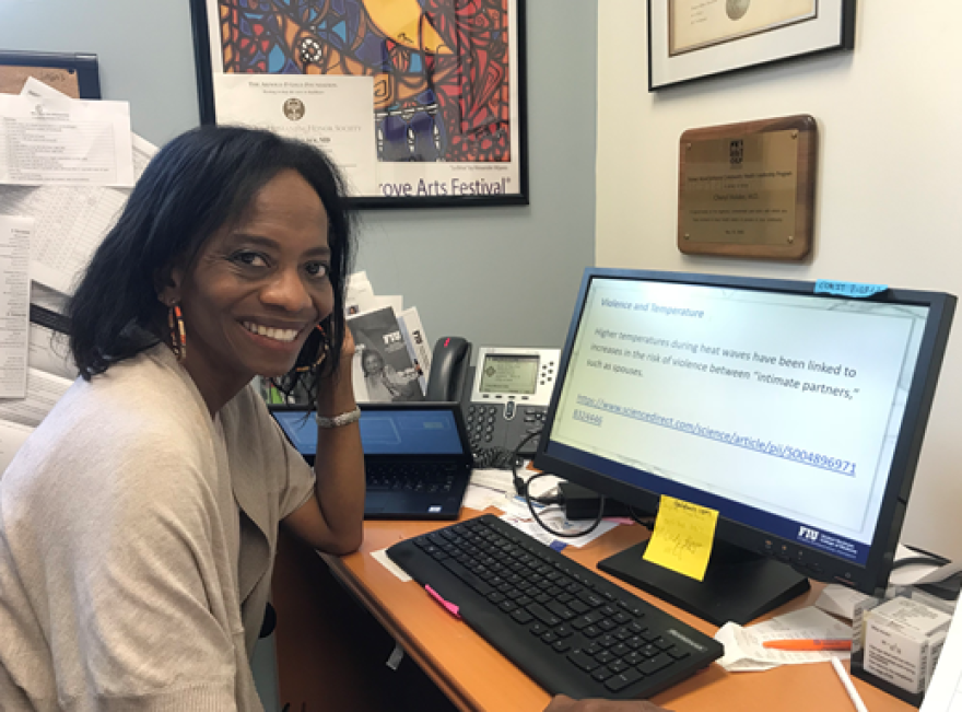 Cheryl Holder, an internal medicine physician and president of the Florida State Medical Association, is worried about how rising temperatures are affecting elderly patients and people with chronic heart and lung conditions.