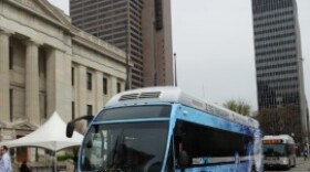 photo of hydrogen fuel cell bus