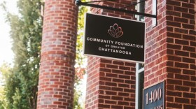 The entrance to the Community Foundation of Greater Chattanooga.