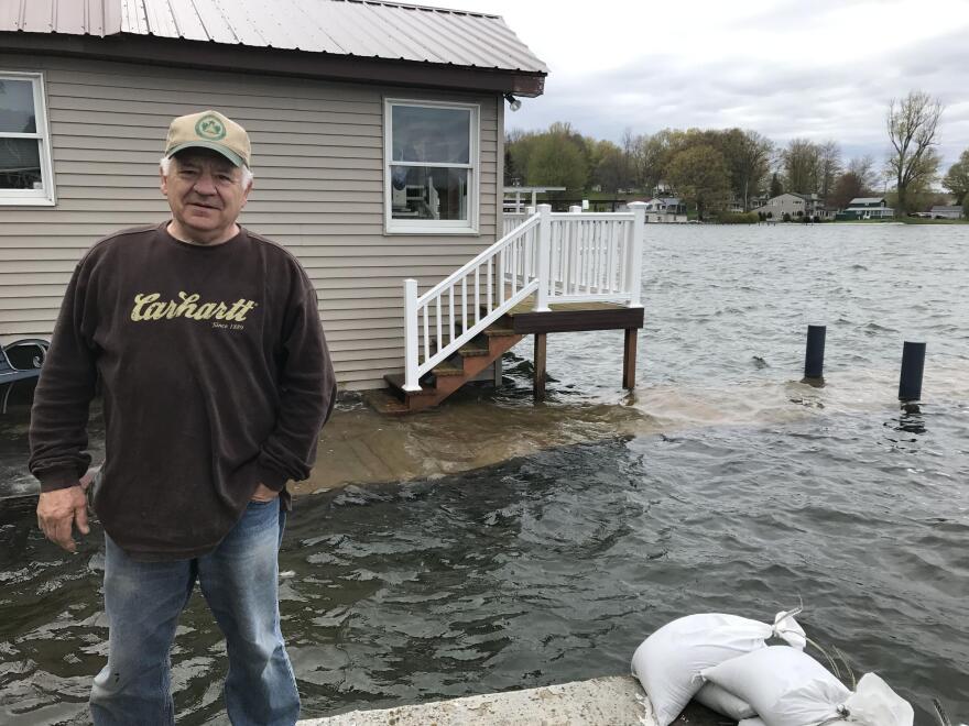 The historically high levels on Lake Ontario this year caused widespread damage to homes, municipalities and shoreline [PAYNE HORNING / WRVO NEWS FILE PHOTO]