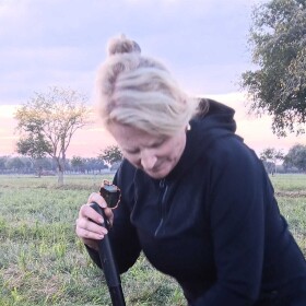 CSU Chico Center for Regenerative Agriculture and Resilient Systems Director Cynthia Daley at the CSU Chico Farm Photo.
