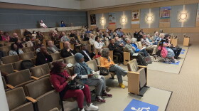 People attend the "Inside Your San Francisco Election Ballot" live event on September 16, 2026, at the Koret Auditorium inside San Francisco's Main Public Library.
