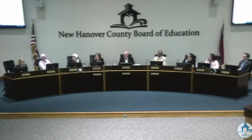 NHCS board on April 9, 2024.