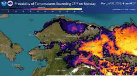 Warm temperatures are forecast for the Yukon Flats next week.