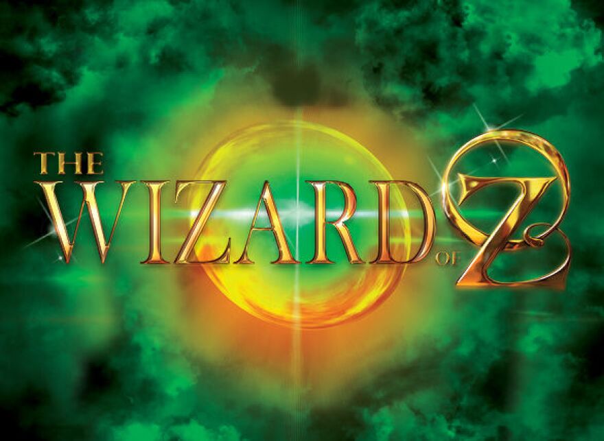 Broadway Palm Dinner Theatre Graphic for 'The Wizard of Oz.'