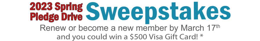 2023 Spring Sweepstakes Banner
