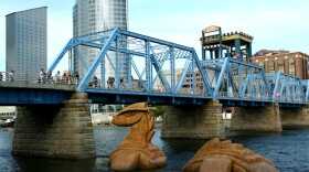 "Nessie" floats in the Grand River during the 2009 ArtPrize. More prize money is being added to next year's contest.