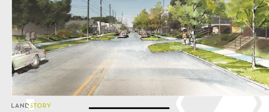 Photo from DPW public presentation.