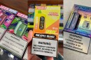 The sale of disposable electronic smoking devices, like the products pictured above, will be banned starting Jan. 1, 2027. (July 20, 2026)