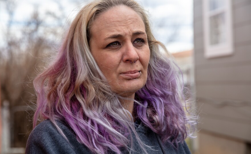 Gaught didn't realize she could lose her mobile home so quickly. Legal aid attorneys in the state say it can take a year to foreclose on a regular homeowner who falls behind on their mortgage. But if you fall behind on 'lot rent' for the land under your home in a mobile home park, they say you can be evicted and lose your home in just a couple of months. (Louise Johns for NPR)