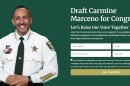A website sponsored by the federal political action committee American Heritage is promoting Lee County Sheriff Carmine Marceno for congress. A spokesman for the sheriff said Marceno has nothing to do with the effort.