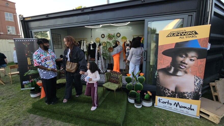 Pop-up shop Tribe Aesthetic at the Beyond the Divide opening ceremony