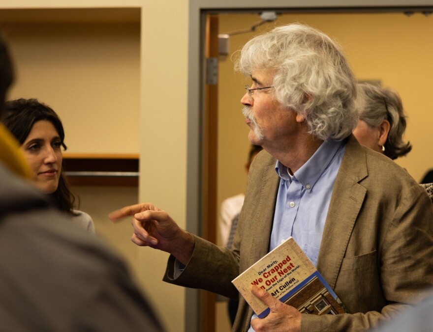 Art Cullen at the Iowa City Book Festival.