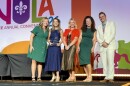 Members of the Eugene Chamber of Commerce accepting the award for Chamber of the Year in New Orleans, Louisiana.