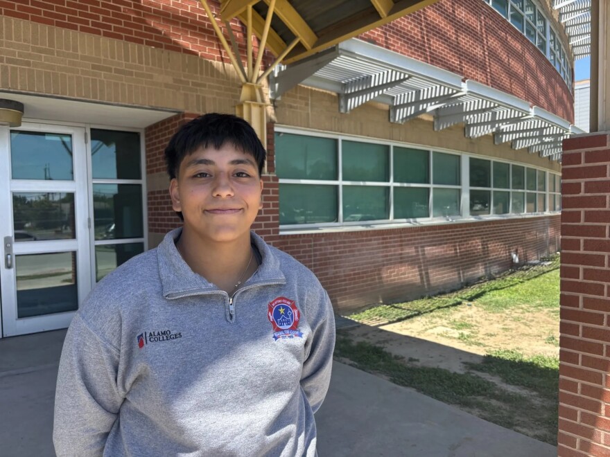 Maria Muñoz is a 2026 graduate of Edison High School’s fire academy, a magnet program where dedicated students can become certified firefighters.