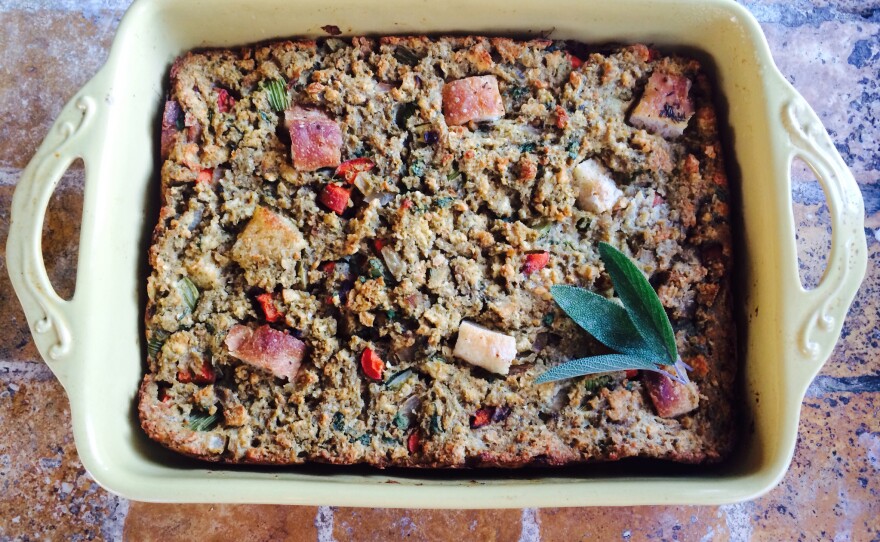 Anna Bertucci's Not Your Baba's (Vegetarian) Stuffing.