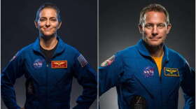 NASA's Nicole Mann (L) and Josh Cassada (R) were training on Boeing's Starliner spacecraft, but delays of the program prompted NASA to move them to SpaceX's Crew Dragon on a mission launching fall 2022. Photo: NASA