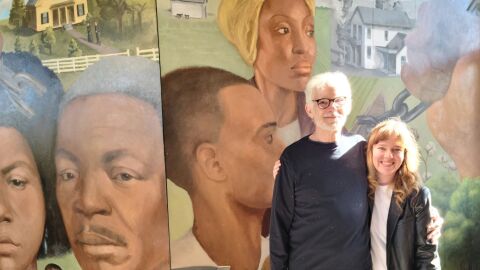 Michael Mahoney and Ruby Warner. Mahoney said it took a lot of courage to escape slavery and seek freedom. “They didn’t know what was going to be there, who was going to be there, what might happen along the way. Wow! That’s tough."