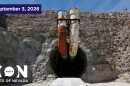 Entrance to a tunnel at Yucca Mountain