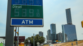 A Chevron gas station in Austin on Aug. 26, 2026 shows the still-spiraling cost of diesel fuel.