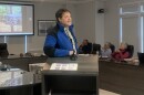 Dr. John Steinberg presented the findings of the study at Burying Hill to the Bourne Conservation Commission and members of the public.