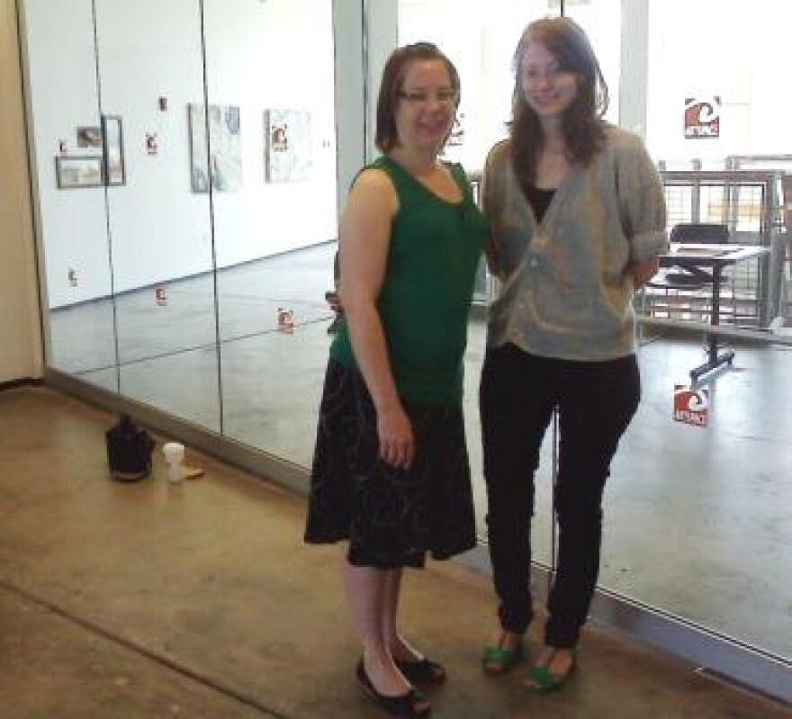 Artspace residents Lukia Costello and Amanda Beale
