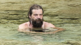 Rupert Boneham, seen without his tie-dye, on <em>Survivor: Blood vs. Water</em>.