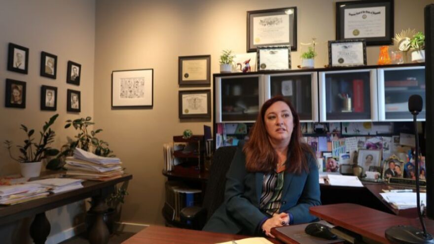 Elisabeth Trefonas has been a Wyoming immigration attorney for over 20 years. Since the election she has spent 16-hour days preparing clients for mass deportations pledged by president-elect Trump.