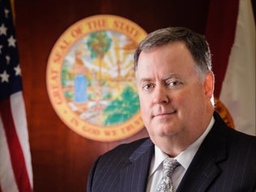 Leon County Judge John Cooper on June 30, 2022, in a screen grab from The Florida Channel.