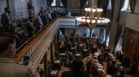 Inside the Tennessee Senate chambers.