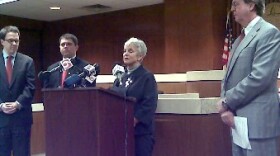 G.T. Bynum, Matt Stiner, Rita Aragon and Mayor Bartlett