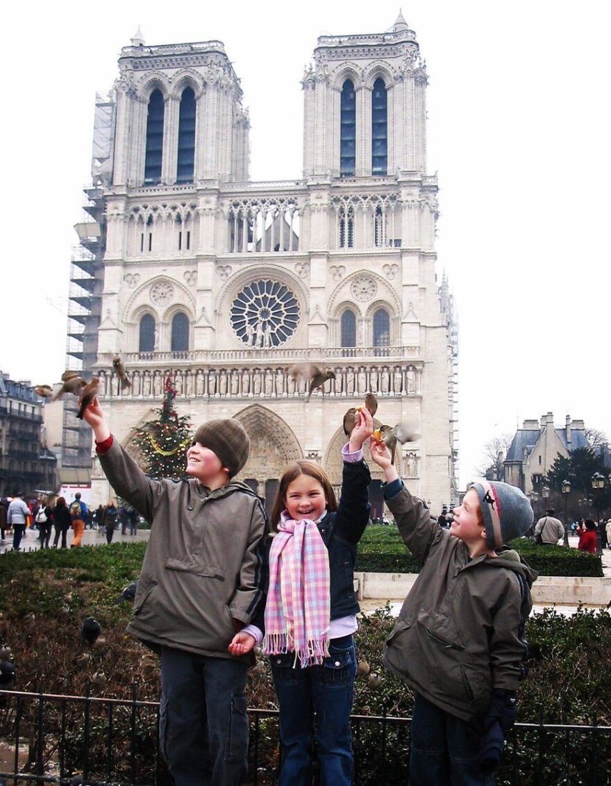 "Christmas time in 2004. We had spent the fall semester in Cambridge, England while my husband was on sabbatical. He's a professor at Calvin College. We found some last minute deals for the ferry from Dover to Calais and decided to spend a few days in Paris before our return to Grand Rapids."