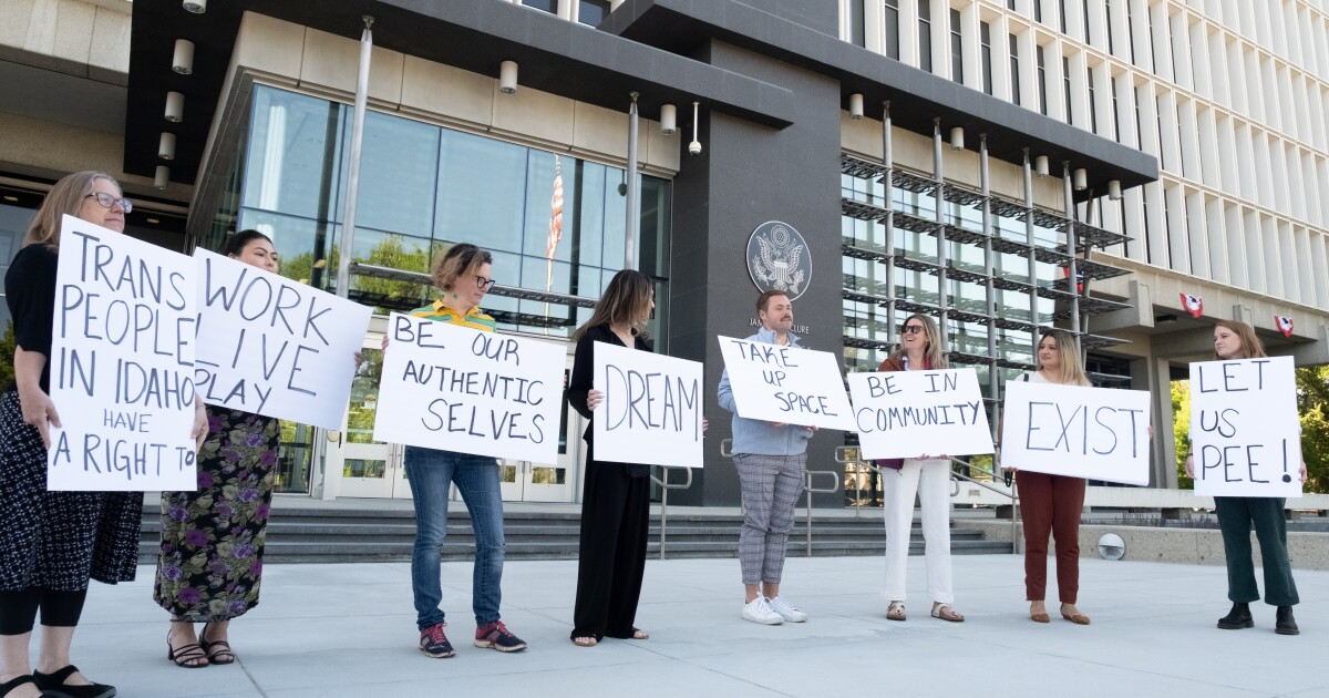 Transgender Idahoans hope to halt new bathroom law in federal court