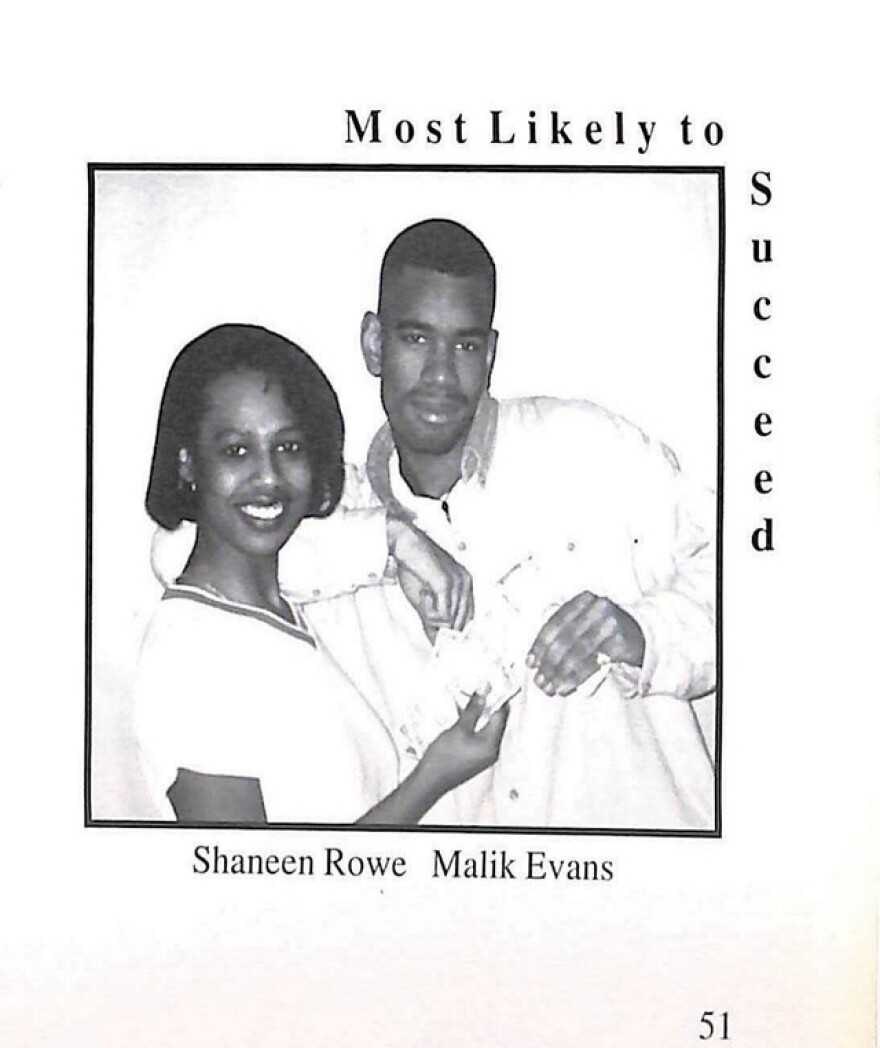 Malik Evans was voted most likely to succeed at Joseph C. Wilson Magnet High School in 1998.