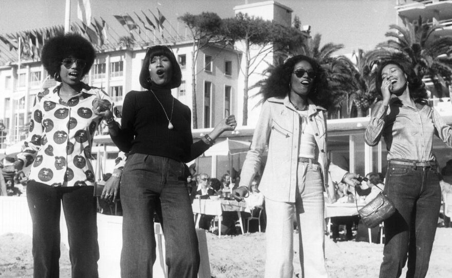 The Pointer Sisters in Cannes, France, circa 1970