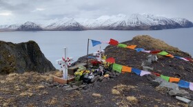 Kiara Renteria-Haist and Karly McDonald's memorial on Ballyhoo.