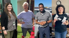 From left to right: Erin Davis, Anne Buchholz, Roman Griffin, Jr., and Aisha Diss.