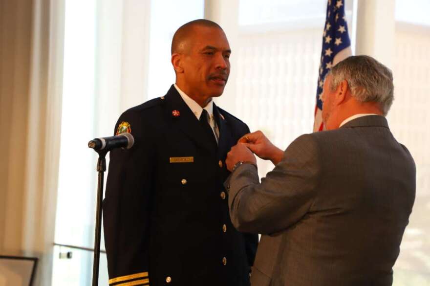 Benjamin Barksdale Jr. is named Orlando Fire Chief. Photo: OFD