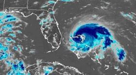 Dorian satellite image