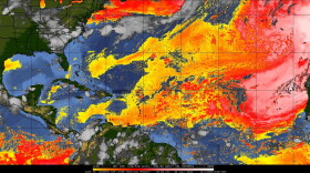 Saharan Air Layer on Satellite