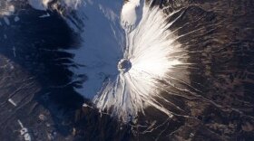 With this shot of Mount Fuji, astronaut Scott Kelly tweeted, "your majesty casts a wide shadow!"
